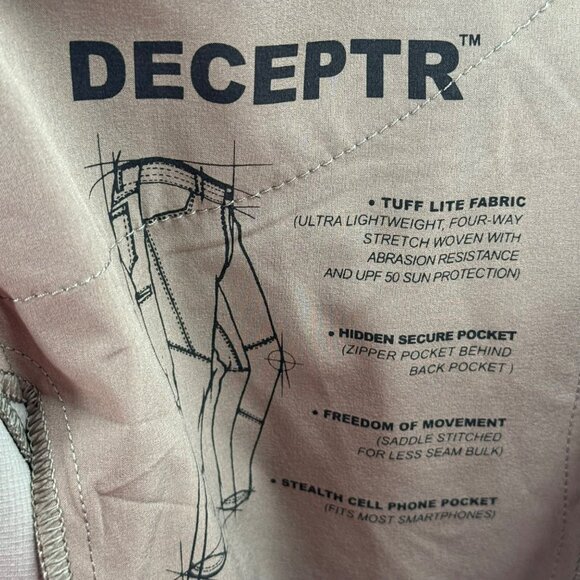 Kuhl Deceptr Lightweight Mens Pants 40x31 Quick-Dry Durable Outdoor Wear Beige - Picture 11 of 11